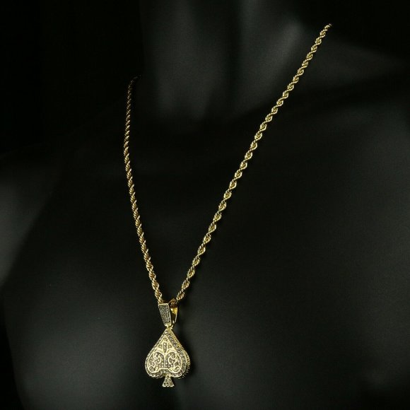 14k Gold Spade 24